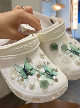 适配卡骆驰crocs洞洞鞋配饰diy装饰鞋扣配件cross鞋花小红书同款