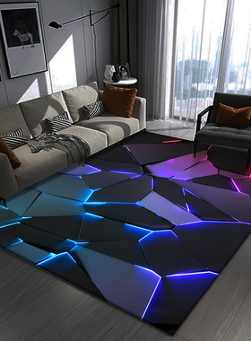 Bedroom carpet Esports room  dirt resistant carpet punkstyle