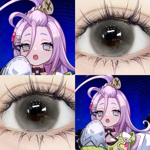 爱诺cos美瞳灰色半年抛原神空月之歌挪德卡莱PV漫展三明治混血2tb