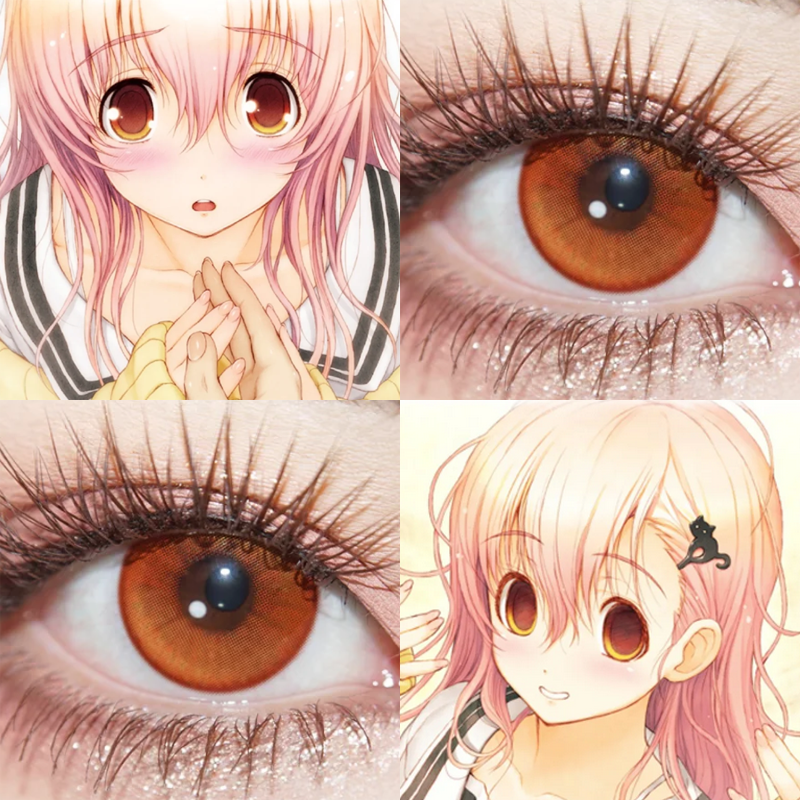 葵cos美瞳半年抛君与彼女与彼女之恋小大直径隐形眼镜漫展佳we