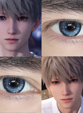 沈星回cos美瞳半年抛蓝色混血漫展大直径正品彩色隐形近视眼镜DYP