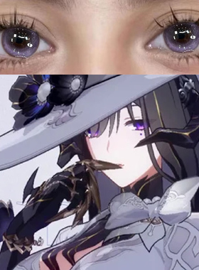 大丽花cos美瞳半年抛大直径混血款崩坏星穹铁道隐形眼镜一年抛ftb