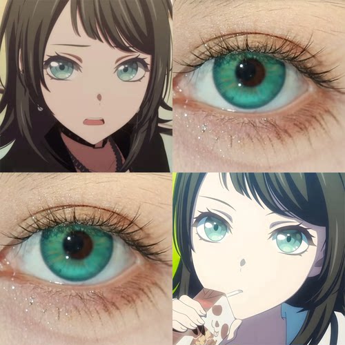 八幡海铃cos美瞳日抛avemujica颂乐人偶小大直径混血隐形眼镜佳we