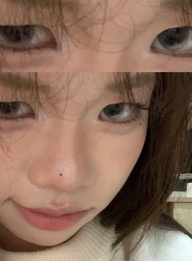 三千梦美瞳半年抛亚裔混血灰色大直径高颜值隐形眼镜一年抛女ftb