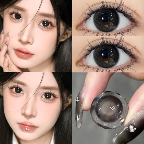 sweetcolor美瞳哭哭黑半年抛小直径自然款2025年新款隐形眼镜6tb