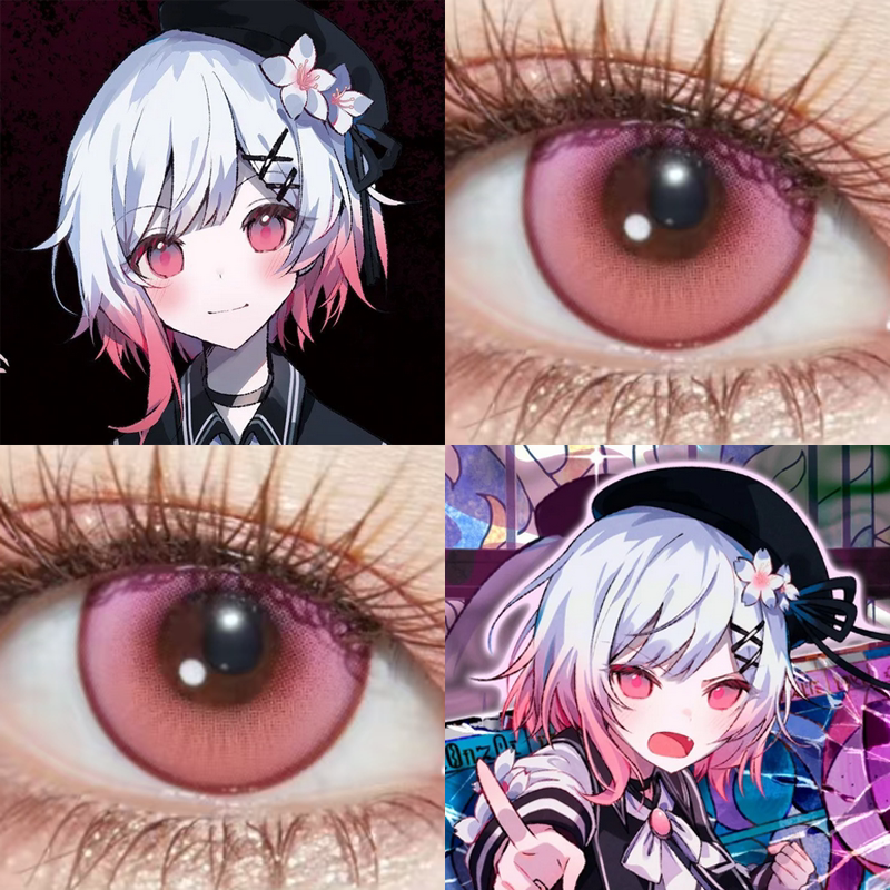 樱羽艾玛cos美瞳魔法少女的魔女裁判蝶与歌藕花粉樱花布丁漫展gc