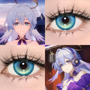 知更鸟cos美瞳崩坏星穹铁道出道日绿梦境绿竹纸鸢雨林翠绿显婷We