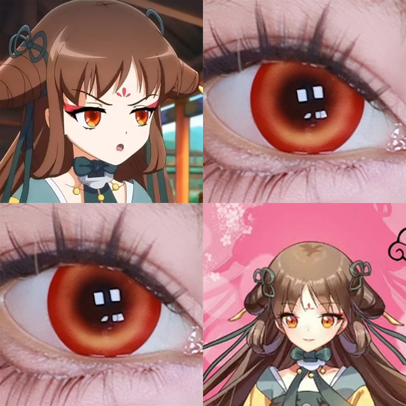 司妍COS美瞳半年抛