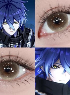 菲林斯cos美瞳半年抛漫展高还原隐形眼镜年抛万圣节显色旗舰店ftb