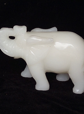 天然阿富汗玉象摆件一对家居客厅电视柜酒柜办公室工艺品礼品摆设