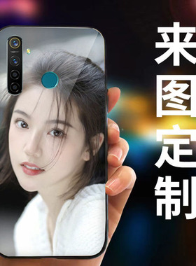 适用于OPPOREALMEQ/REALMEQ2玻璃壳定制情侣照片diy防摔磨砂软壳REALME10/10PRO/10PROPLUS硅胶