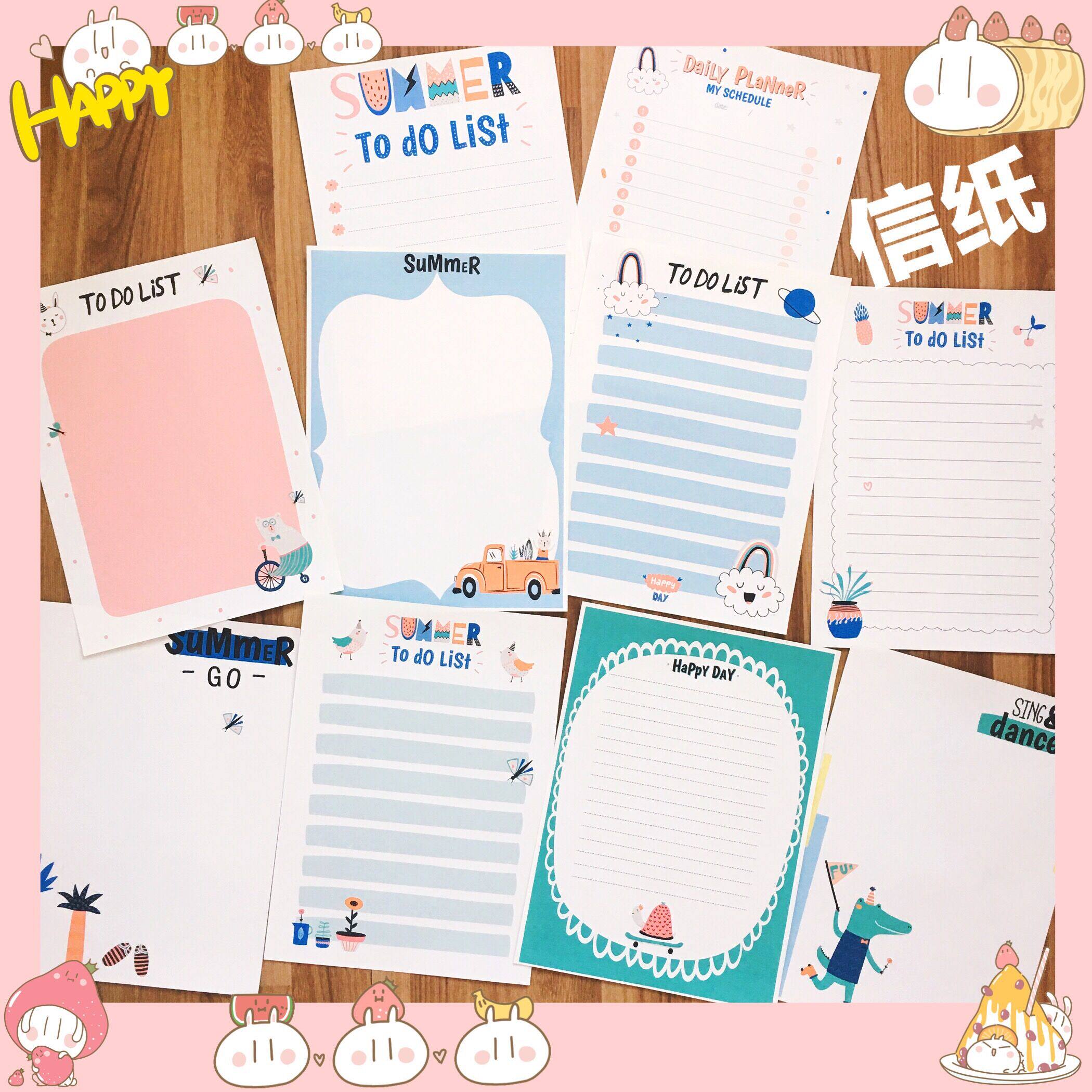 创意小清新信纸信封套装简约文艺可爱浪漫情书信笺纸奖品文具定制