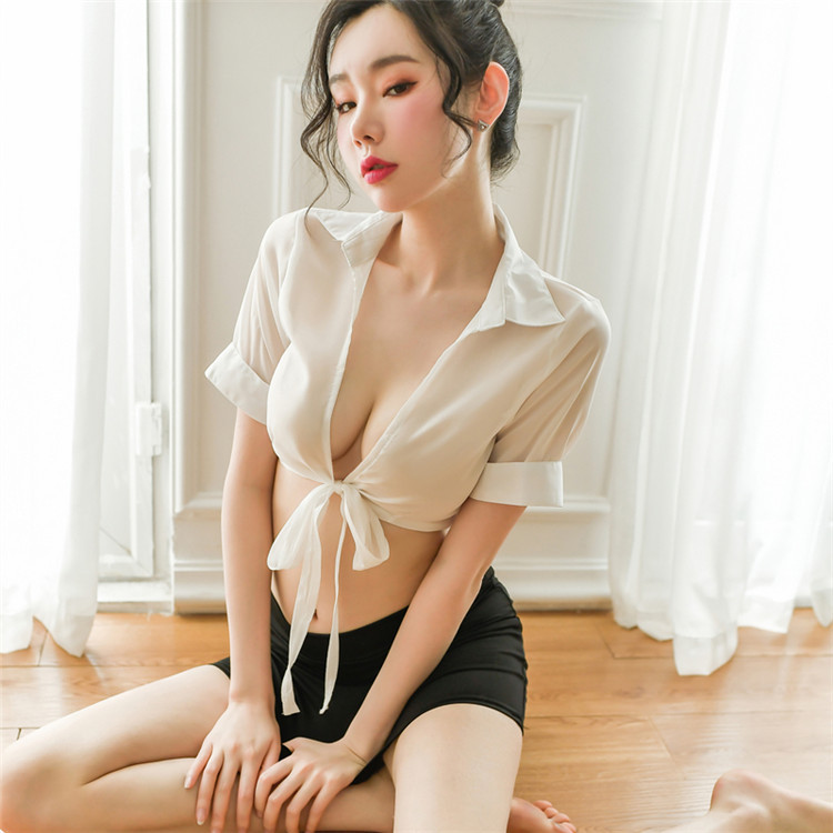 新款女士内衣性感诱惑秘书套装性感睡衣紧身包臀职业装