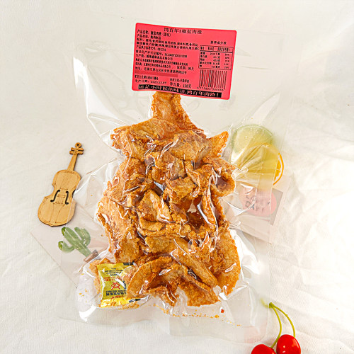 鸿百年椒盐肉渣130g袋装