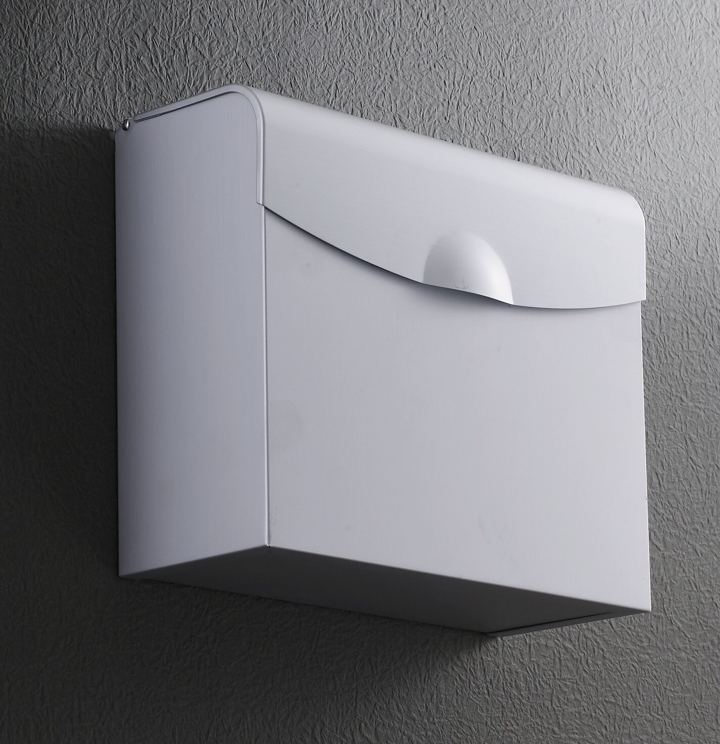 8038太空铝方形草纸盒 厕所纸巾盒卫生纸盒 手纸盒包边防水纸巾架