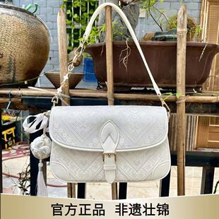 广西非遗壮锦包包新款轻奢法棍包日常通勤气质百搭斜挎包单肩包