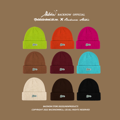 原创设计潮牌网红针织帽百搭简约