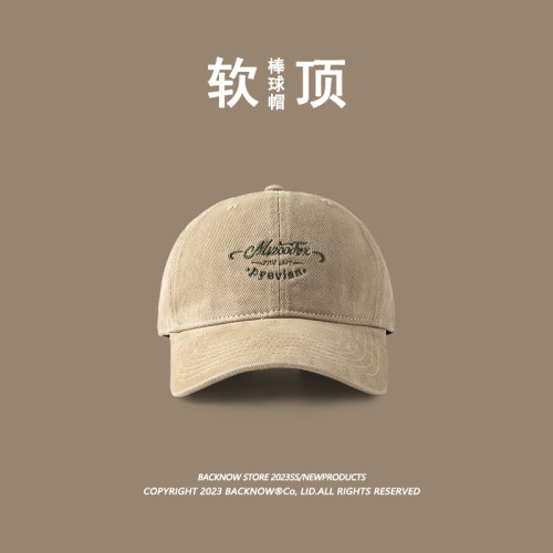 日系复古美式复古棒球帽休闲男女
