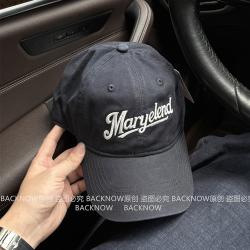 BACKNOW韩系水洗软顶棒球帽子