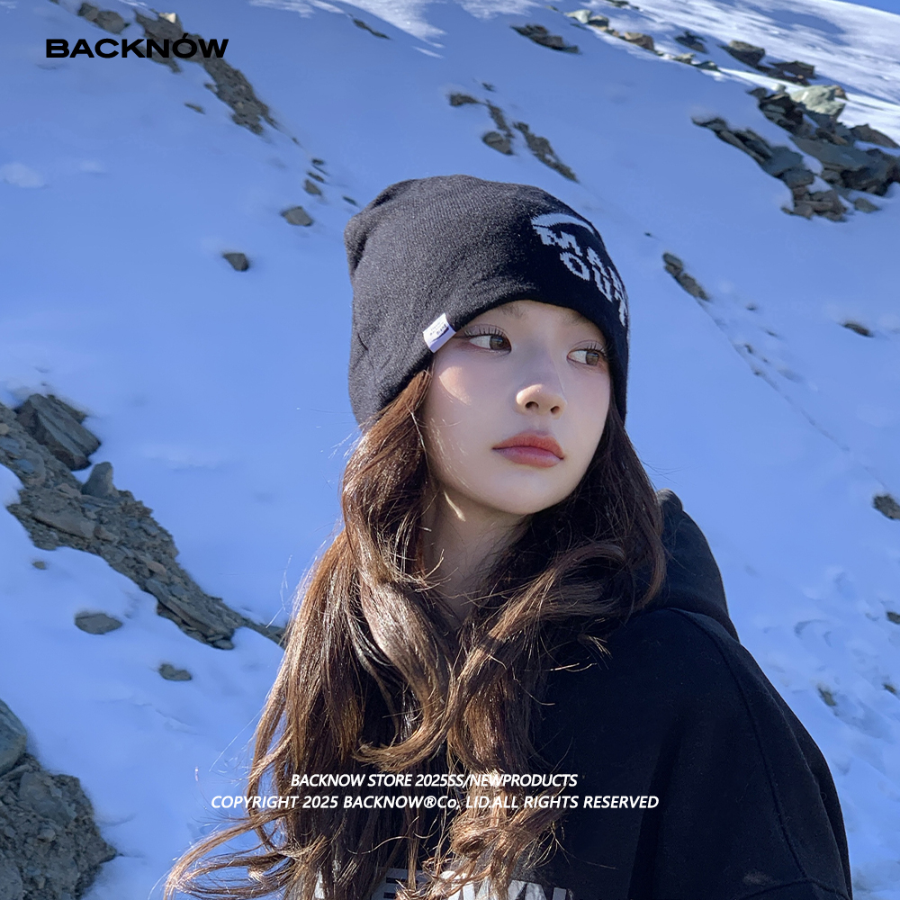 BACKNOW秋冬氛围感厚帽子