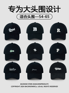BACKNOW黑色合辑棒球帽出行男女