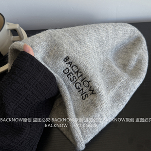 含羊毛帽型巨好!大头围冷帽男女针织毛线帽韩版秋冬百搭保暖复古