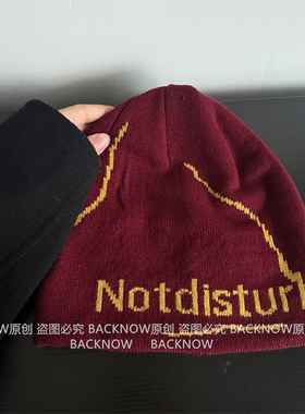 BACKNOW加大加宽显脸小冷帽针织