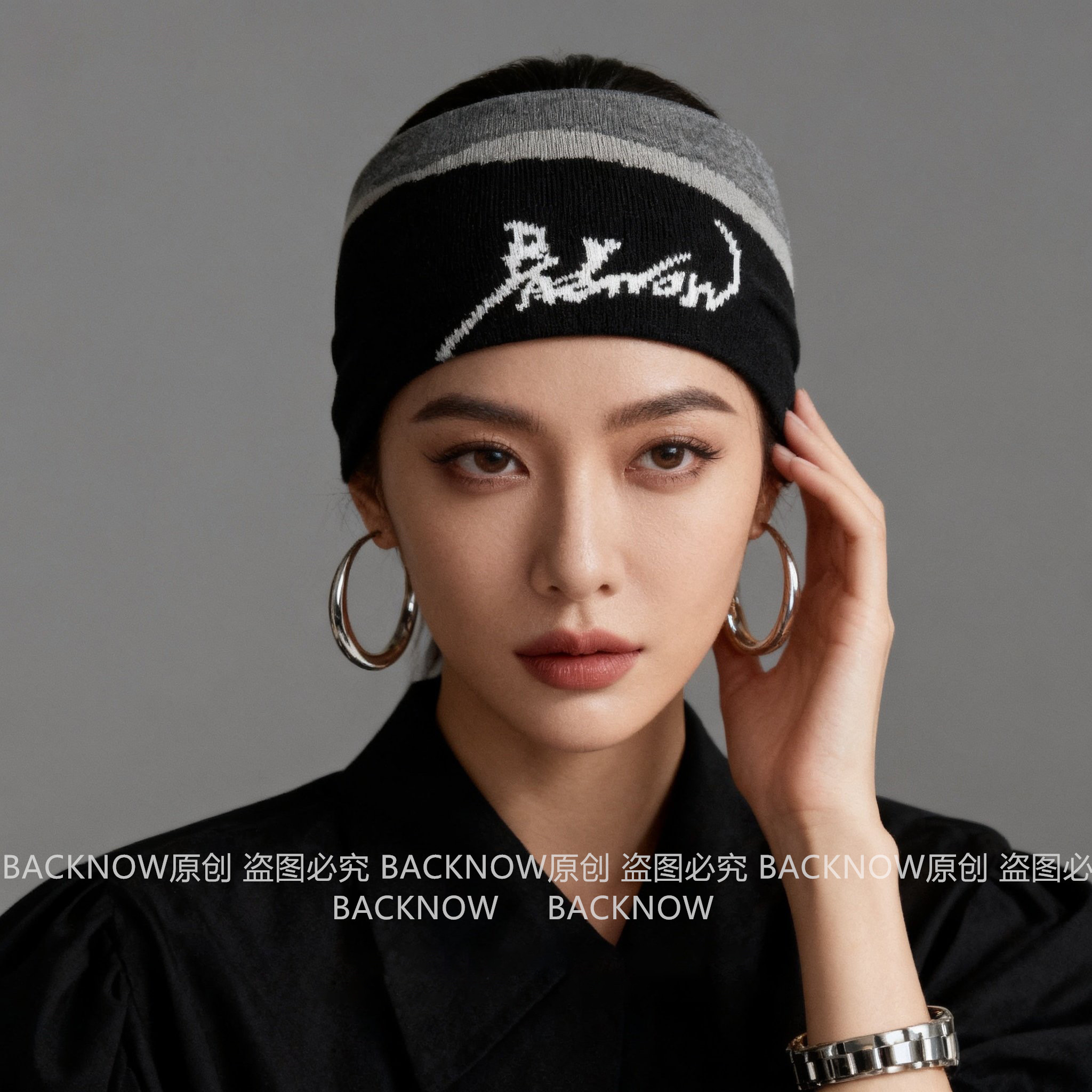 BACKNOW潮牌网红百搭运动发箍女跑步吸汗弹力头巾秋针织束发带男,饰品/流行首饰/时尚饰品新,发饰,淘宝优惠券,粉丝福利购,淘宝优惠卷