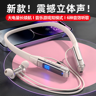 Wireless Bluetooth headset Neck type stereo noise reduction