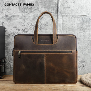 case Bag皮包 leather Pro Handbag 适用Apple Laptop Macbook