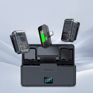 Magnetic Wireless Lavalier Microphone Noise Reduction麦克风