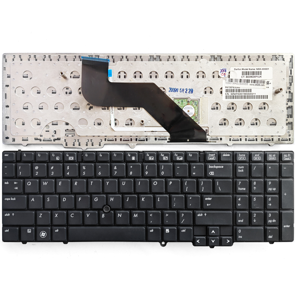 适用惠普 HP ProBook 6540b 6545b 6550b 6555b 笔记本键盘