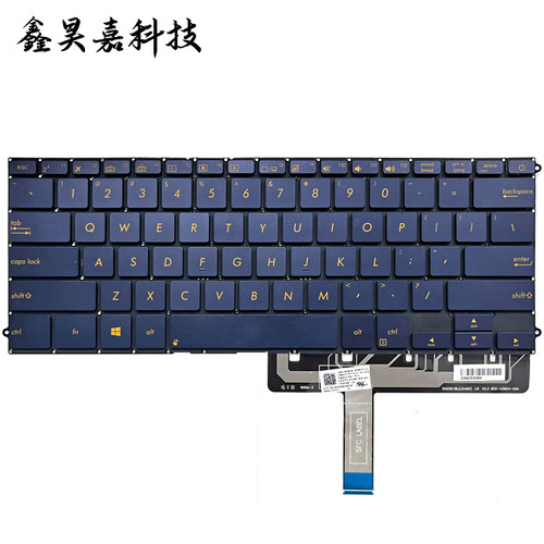 适用华硕 Asus ZenBook Deluxe UX490 UX490U UX490UA 笔记本键盘