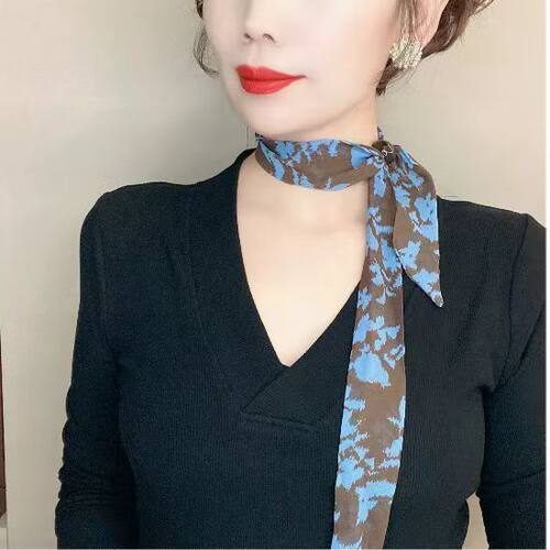 【元气珠子领巾】早春新款韩系ins串珠丝巾女系脖装饰复古项链