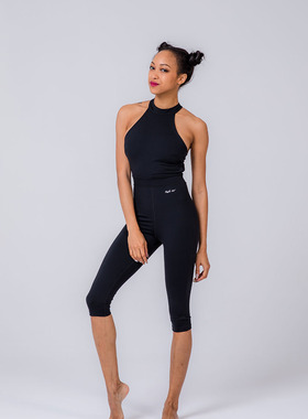 Kinki.W2021新款classic blackberry经典黑系列A字背无袖瑜伽服