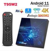 t95w2 android 11.0 双频蓝牙 av1 amlogic s905w2 ott tv box