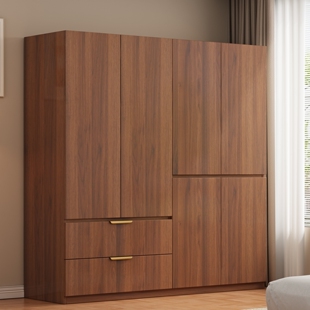 分段式衣柜家用卧室2026新款出租房用木质收纳柜子简易结实挂衣橱