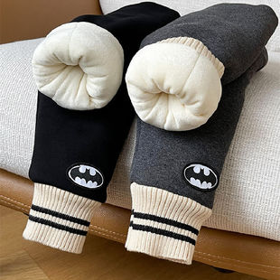 女童加绒加厚裤子冬款儿童棉裤一条过冬打底裤一体绒宝宝保暖裤子