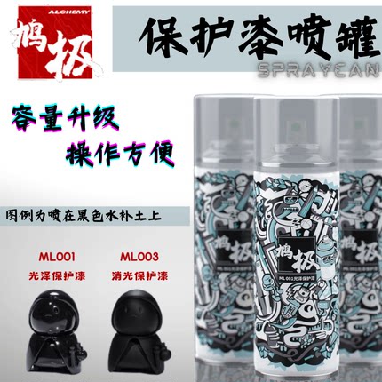 鸠极水补土高达军事手办模型底漆究极消光保护漆油性透明喷罐漆