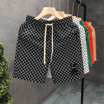 高品质字母印花短裤男款夏季薄款五分裤2025新款男士高端欧货中裤