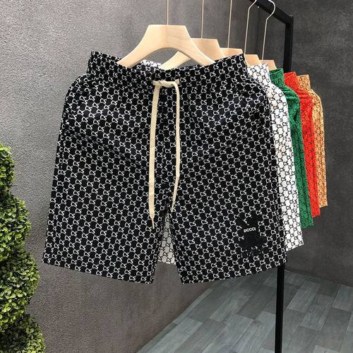 高品质字母印花短裤男款夏季薄款五分裤2025新款男士高端欧货中裤