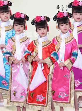 六一儿童格格服女童长短袖古装