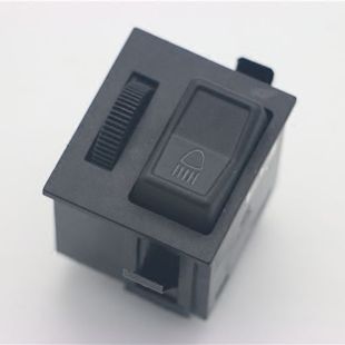 适配老款桑塔纳普桑大灯开关 99新秀06款前照明灯开关 按钮键滚轮