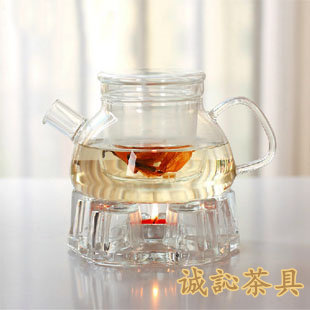 耐热玻璃蜡烛花草茶壶