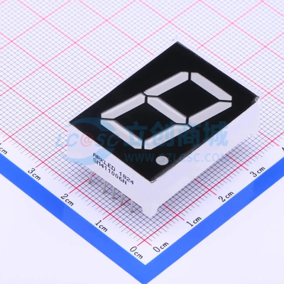 LED数码管 SM411006N/15 插件 1位 红色 共阳极 电子元器件配单
