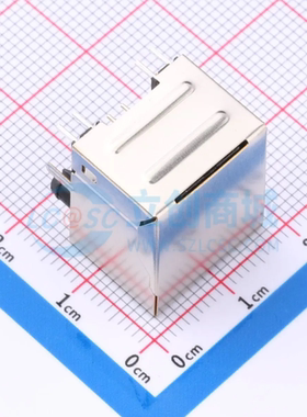 XUNPU(讯普) RJ45-202-007-02 弯插带屏蔽 8P8C 带LED RJ45插座