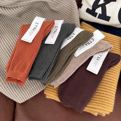 iamstudio 常年自用8021韩代彩色棉袜 不掉跟很舒服5双一组不单卖