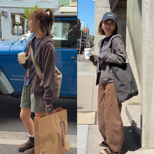 iamstudio  韩国进口面料1816超绝颗粒感高品质春款拉索连帽卫衣