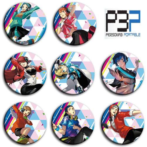 女神异闻录3 PERSONA3动漫徽章58mm胸章 二次元周边吧唧海报挂件