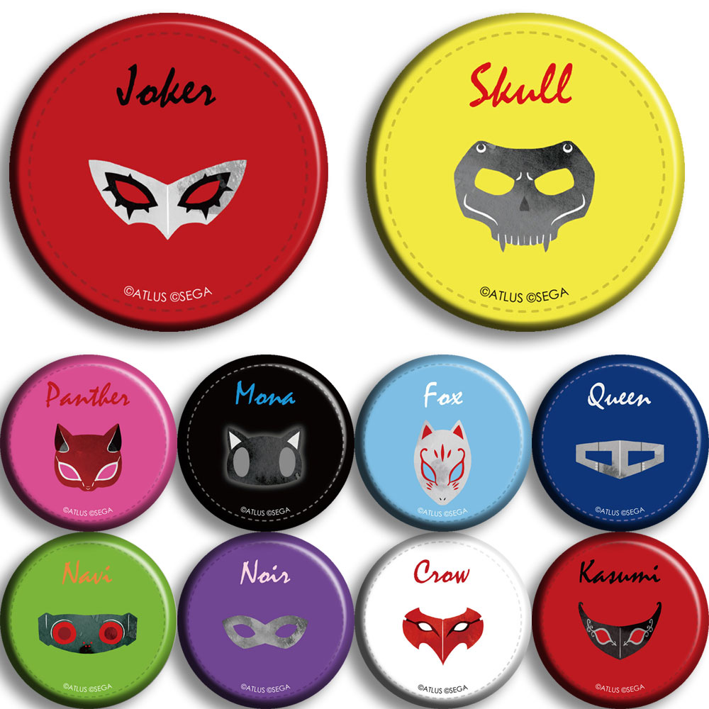 女神异闻录5摩尔加纳动漫游戏吧唧徽章胸章二次元周边现joker双叶